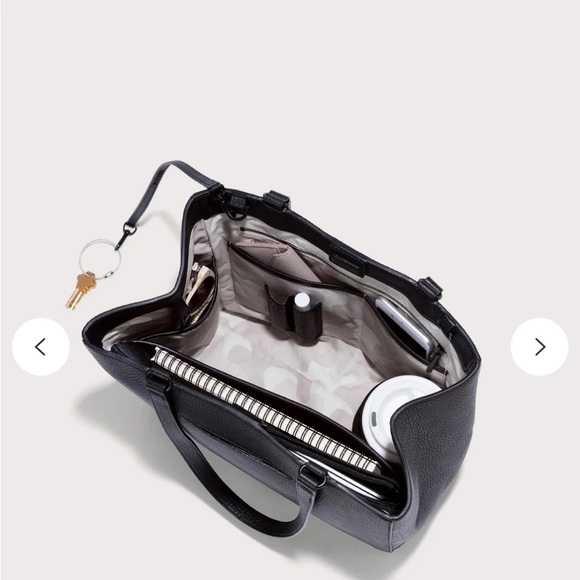 Dagne Dover Black Tote Bag Size Medium - Picture 5 of 7